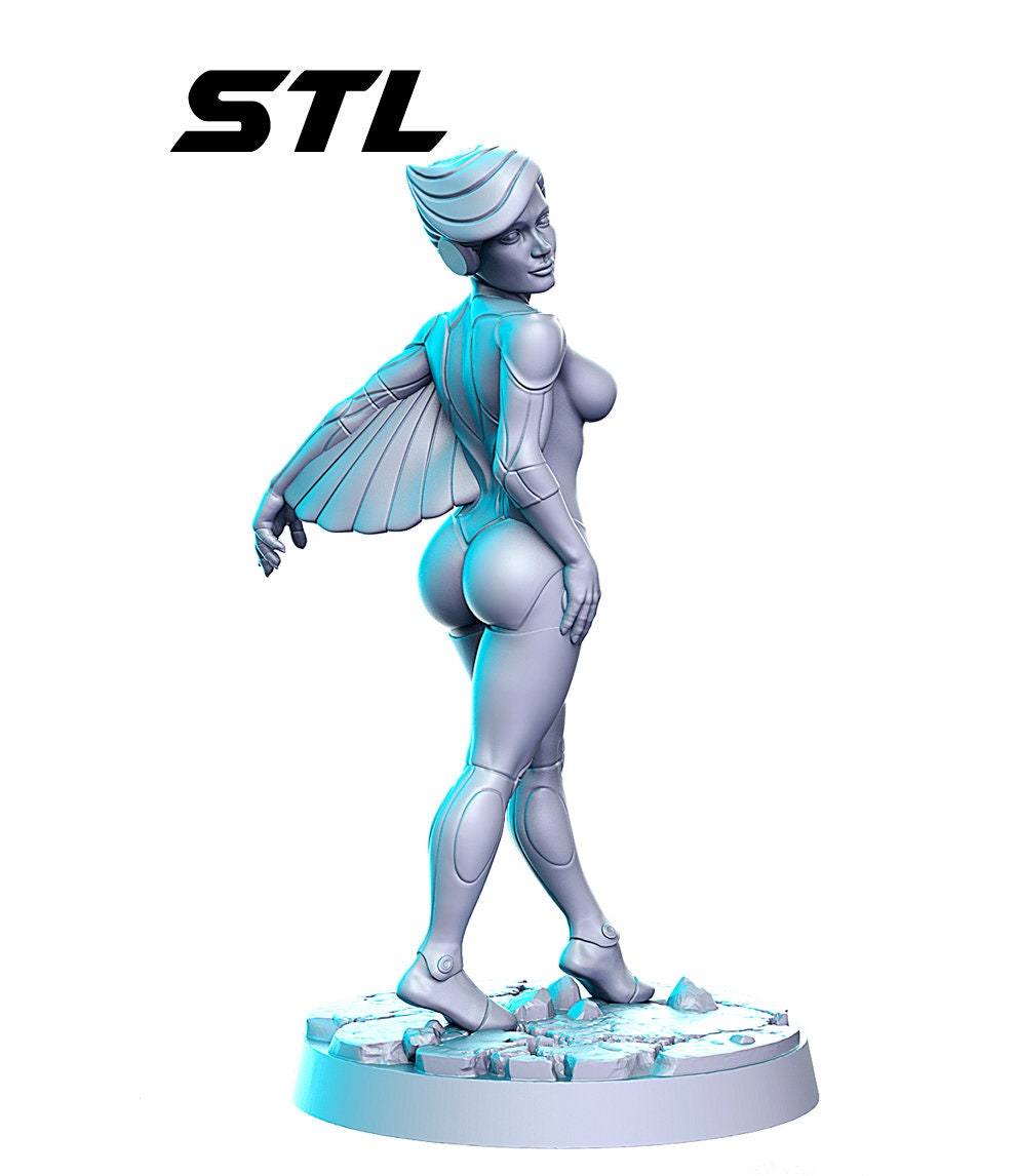 Ladybird (female space enforcer) - Rnestudio 32mm