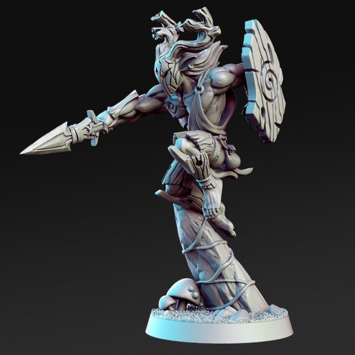 Quickspear - Elf warrior - Rnestudio 32mm