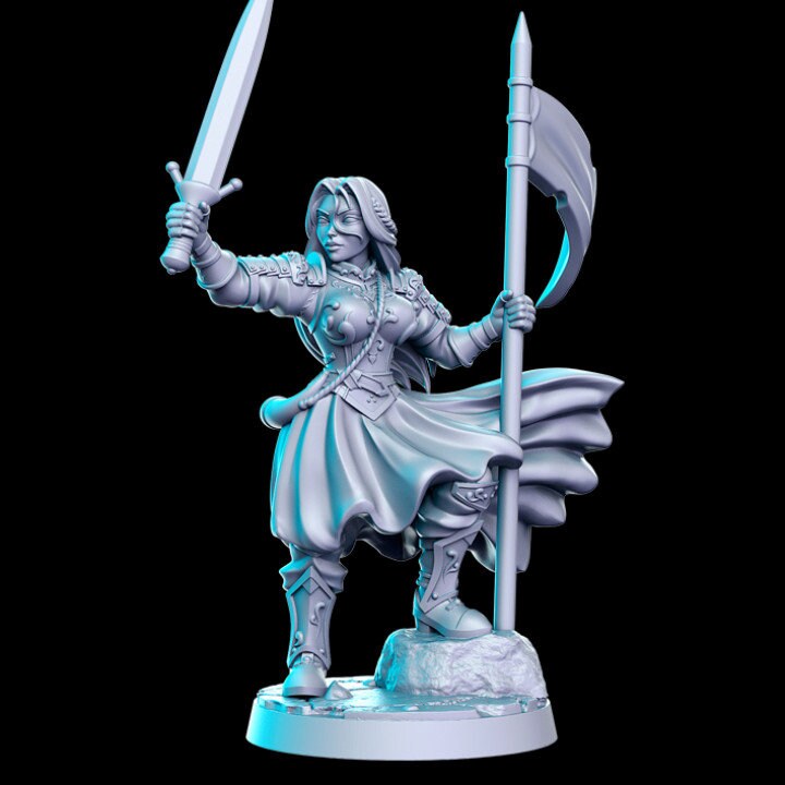 Aegwynne (Battlemaiden) - Knight - Rnestudio 32mm