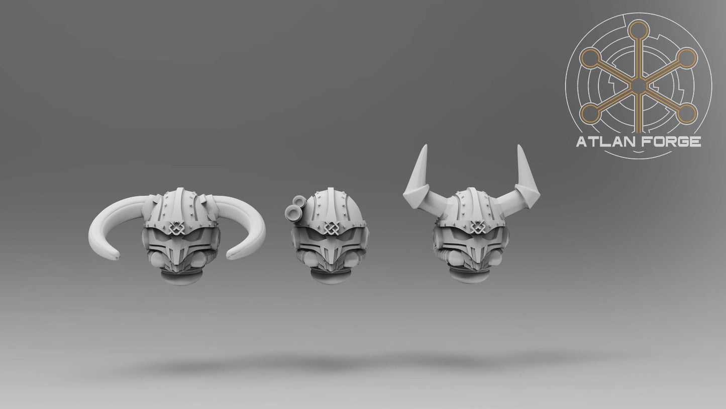 Helmets - Asgardian Veterans - Bits - Atlan Forge