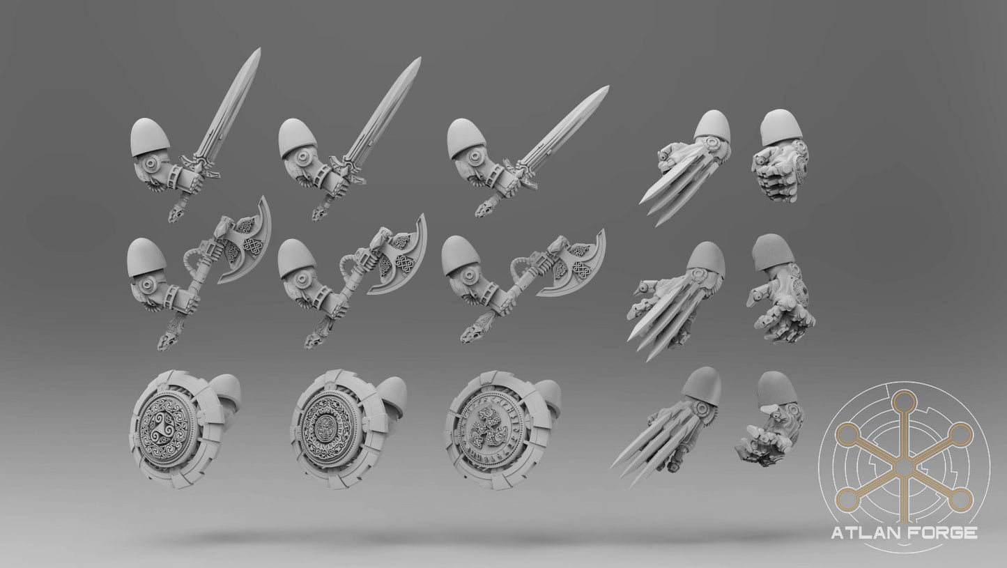 Arms and Weapons - Asgardian Assault Einherjar - Bits - Atlan Forge