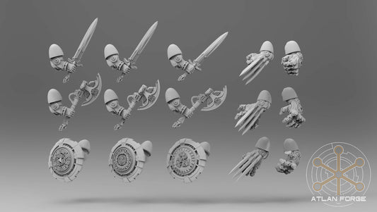 Arms and Weapons - Asgardian Assault Einherjar - Bits - Atlan Forge