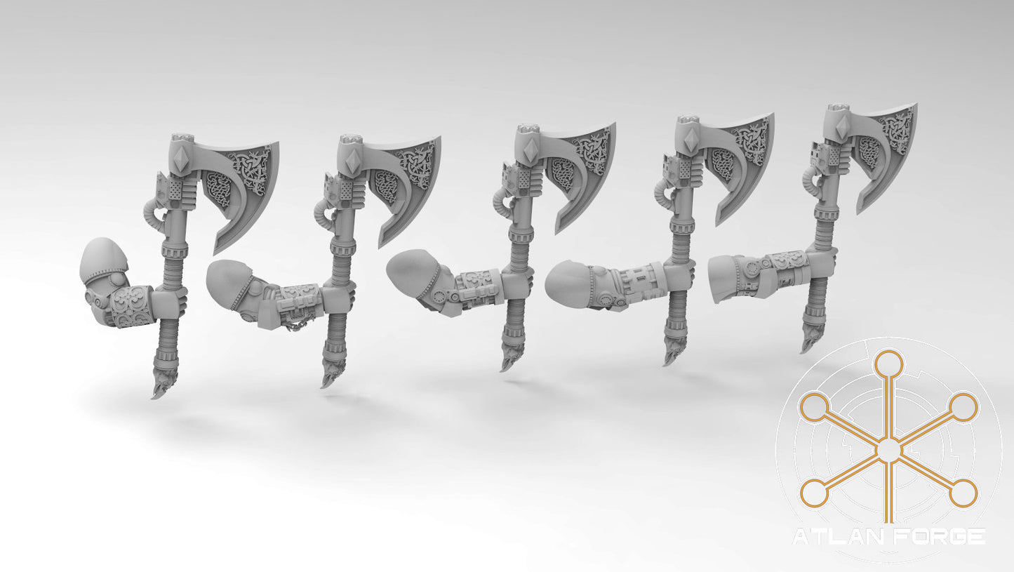 Arms and weapons 2 - Asgardian Ravens- Bits - Atlan Forge