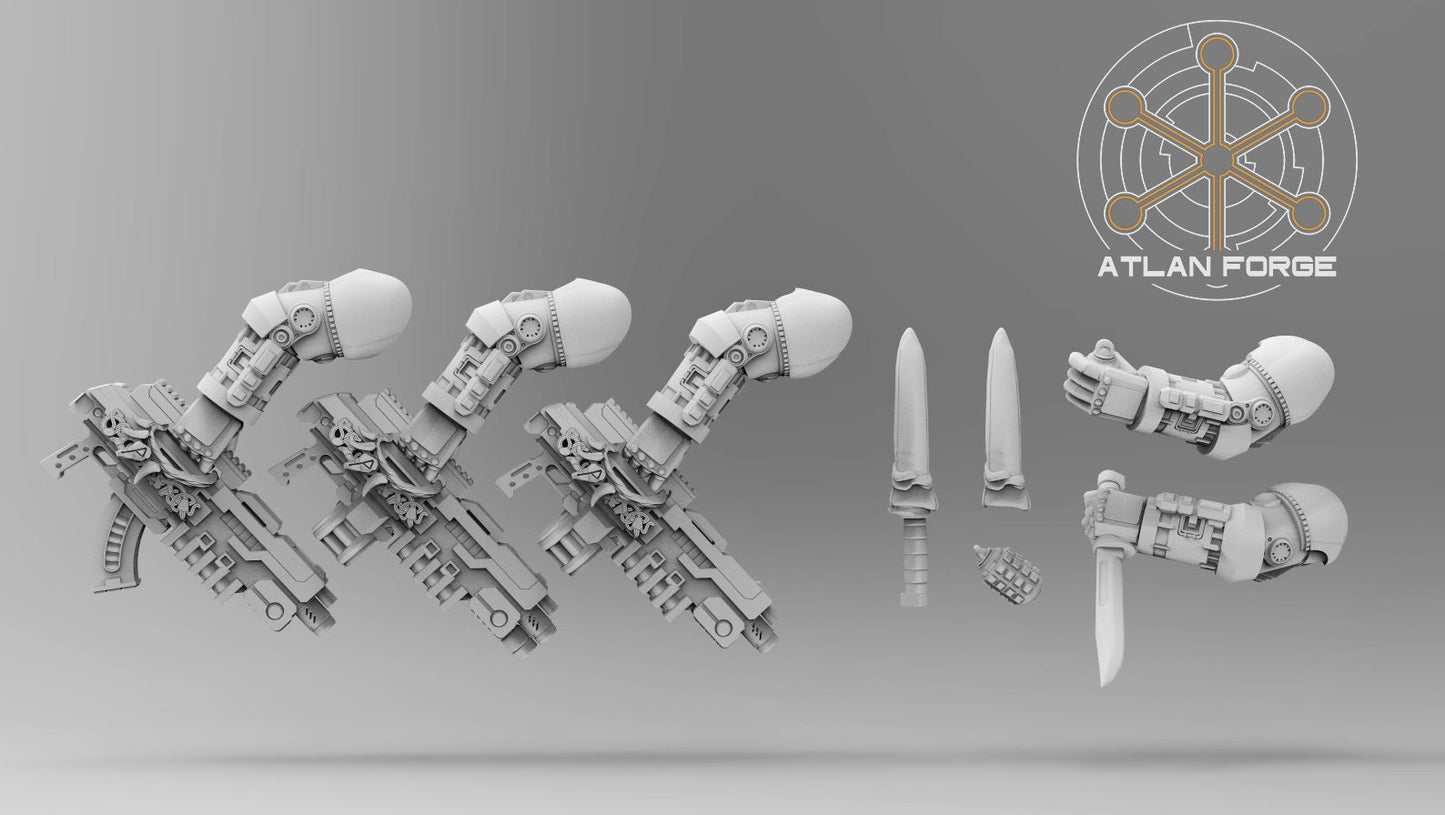 Arms and weapons 2 - Asgardian Rangers - Bits - Atlan Forge