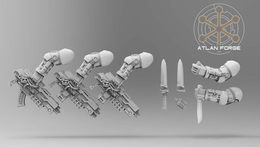 Arms and weapons 2 - Asgardian Rangers - Bits - Atlan Forge