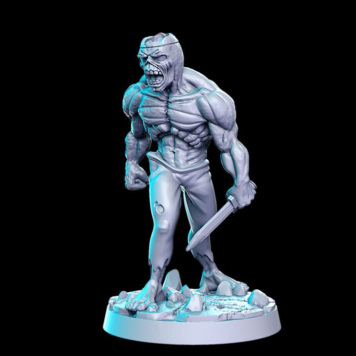 Zombie with sword - Rnestudio 32mm