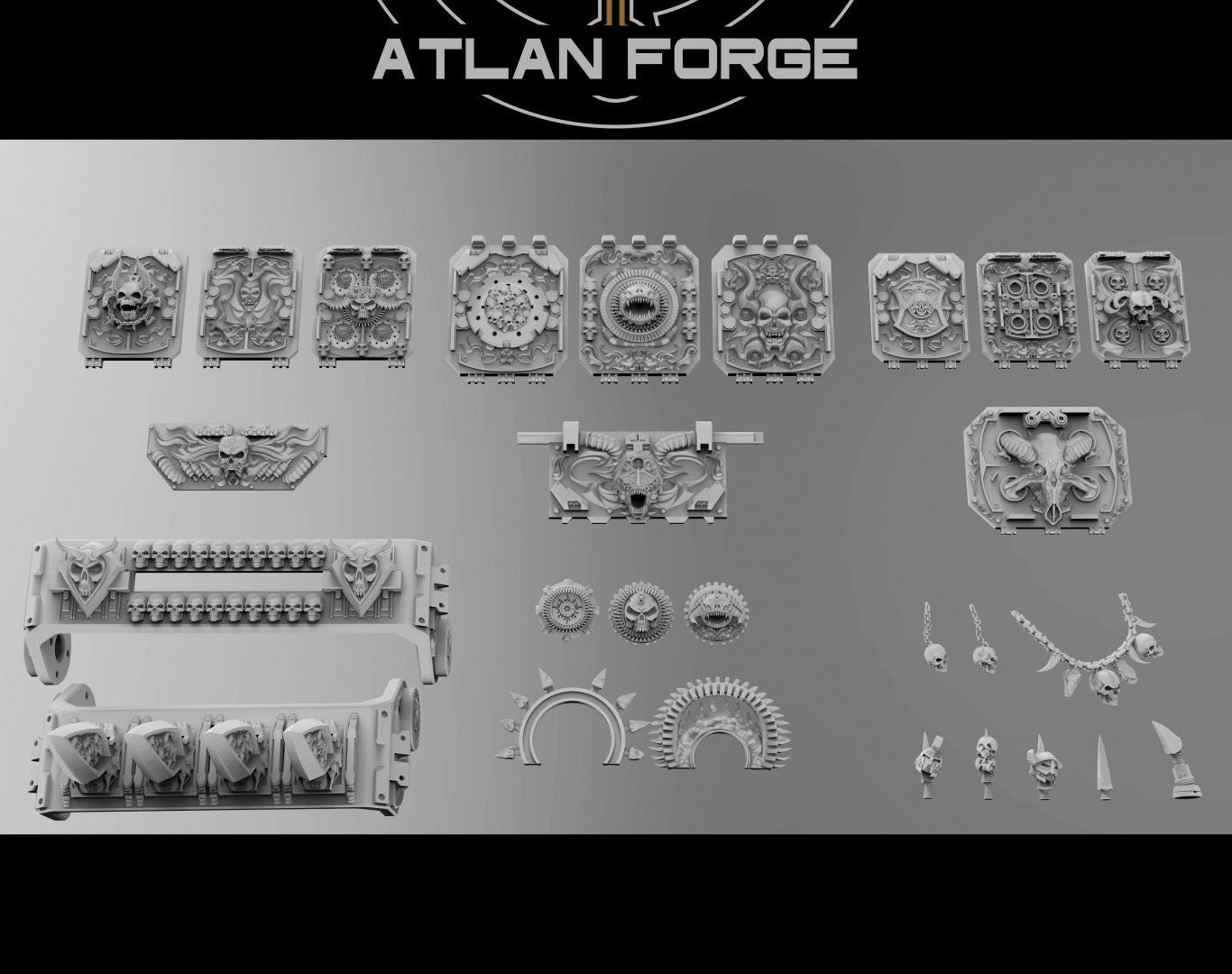 Hades Vehicle Ornaments - Bits - Atlan Forge