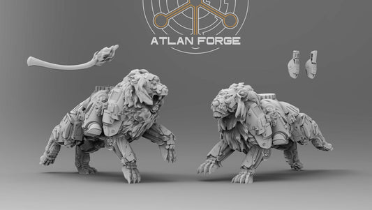 Lions - Angelic Lion Knights - Bits - Atlan Forge