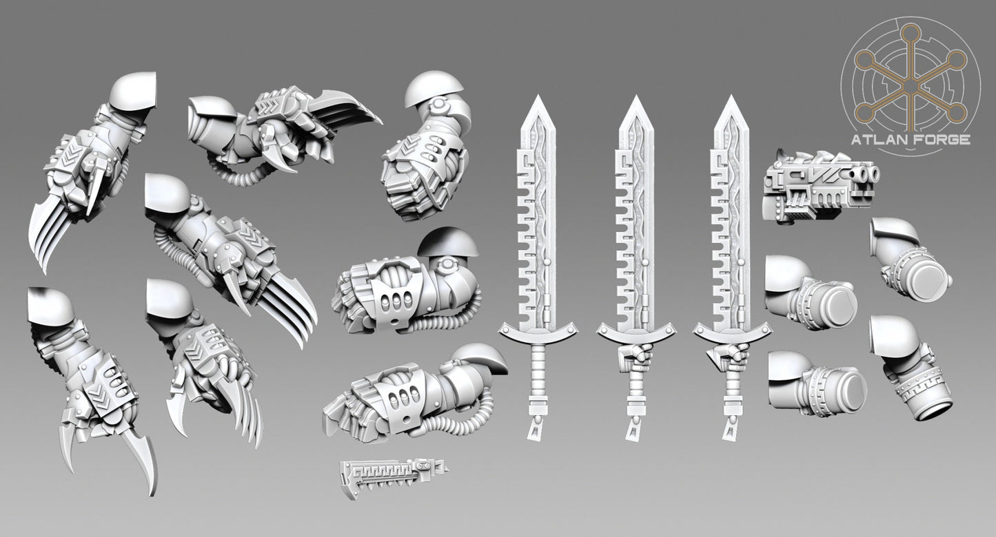 Arms and weapons - Wai Toa - Roroa (Giants) - Bits - Atlan Forge