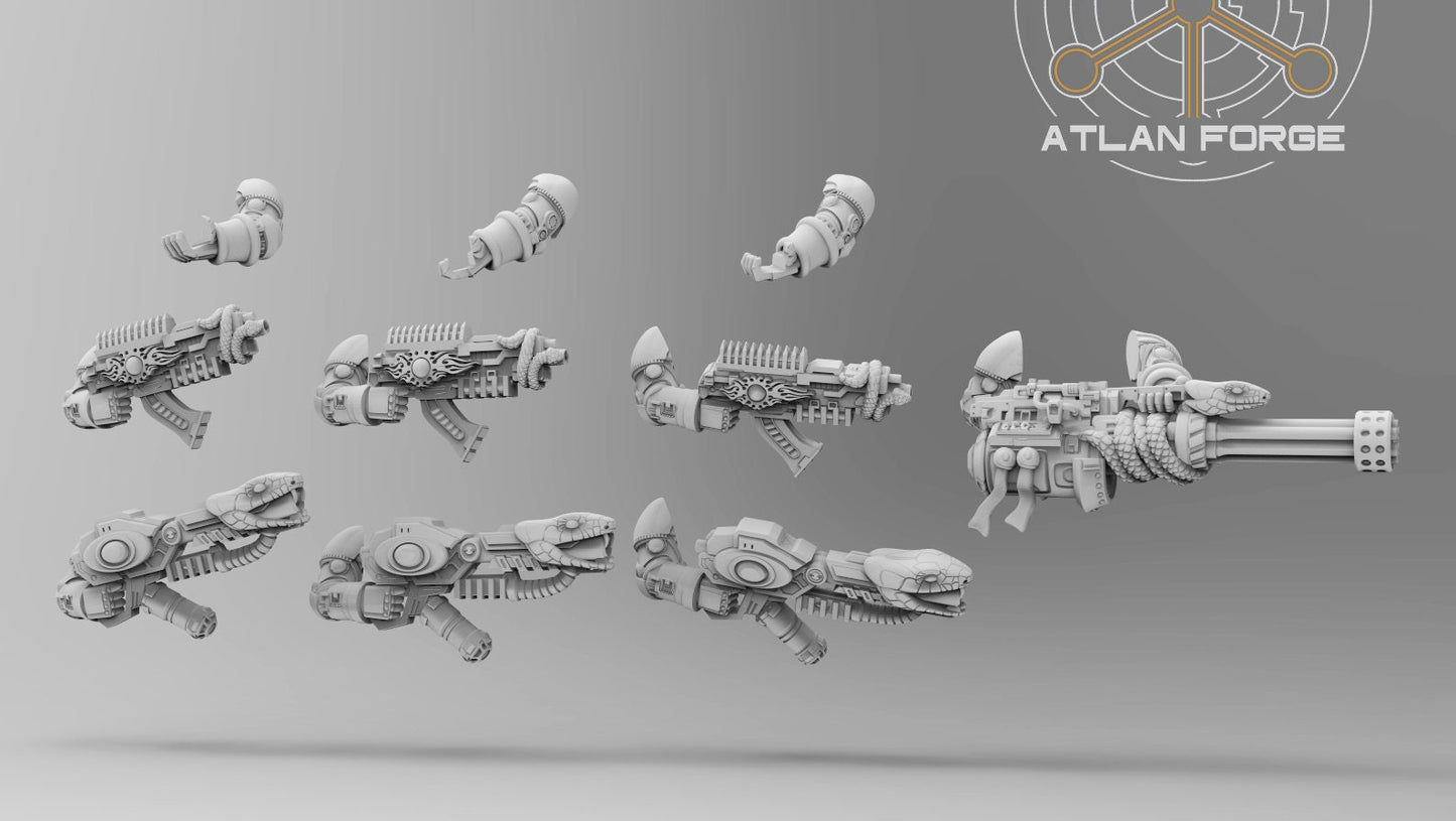 Arms and weapons - Aegyptian Ranged Amenti - Bits - Atlan Forge