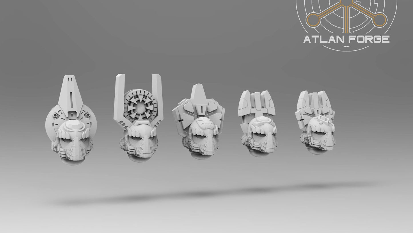 Helmets - Aegyptian Ranged Amenti - Bits - Atlan Forge