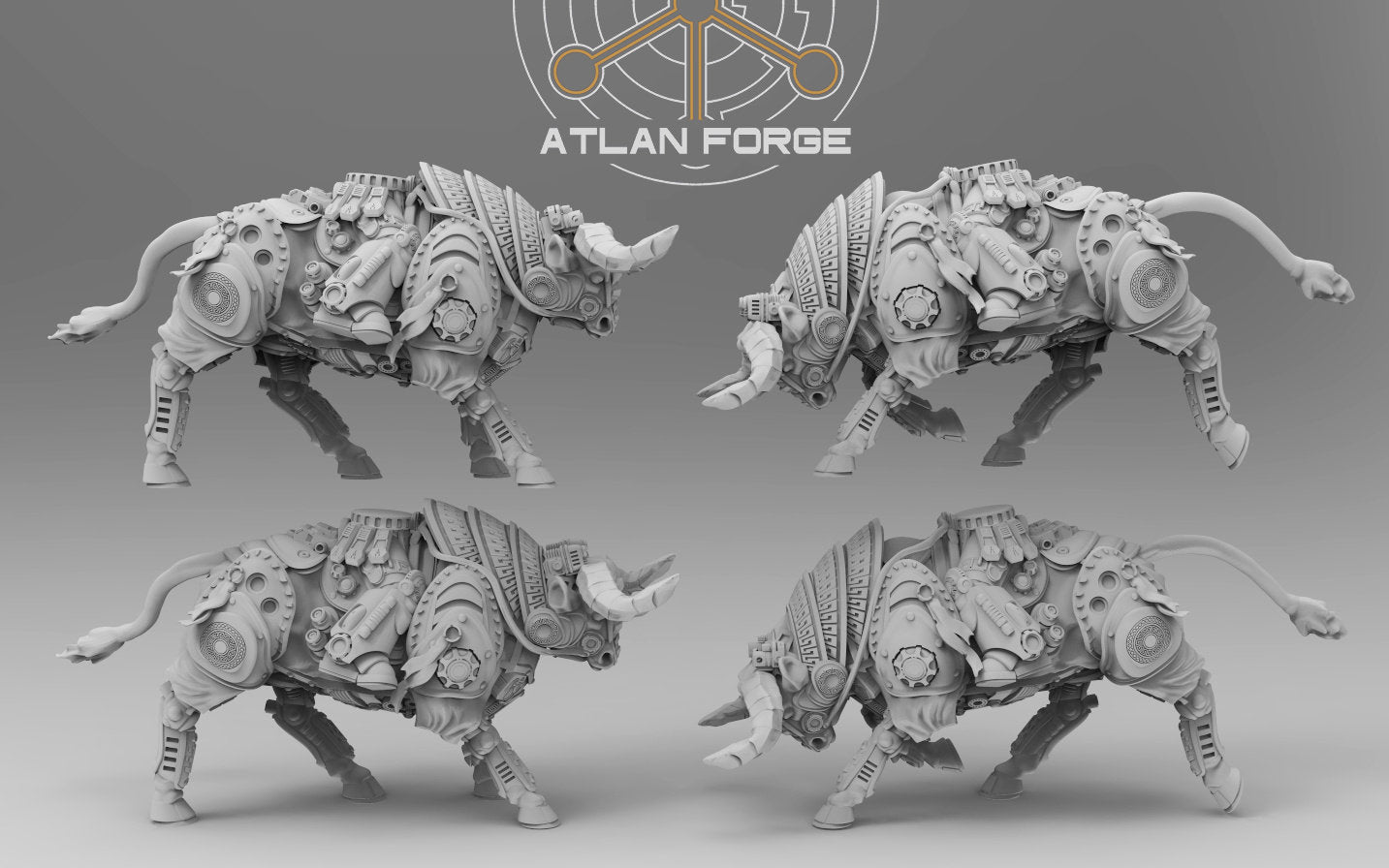 Bulls - Minoan Bull Riders - Bits - Atlan Forge