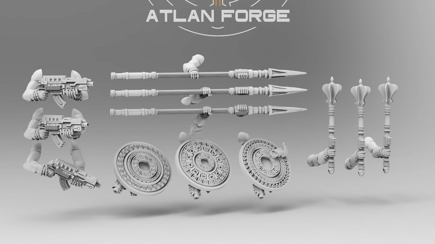 Arms and weapons - Minoan Athenai - Bits - Atlan Forge