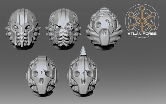 Helmets - Manus Mortis Digitorum - Bits - Atlan Forge