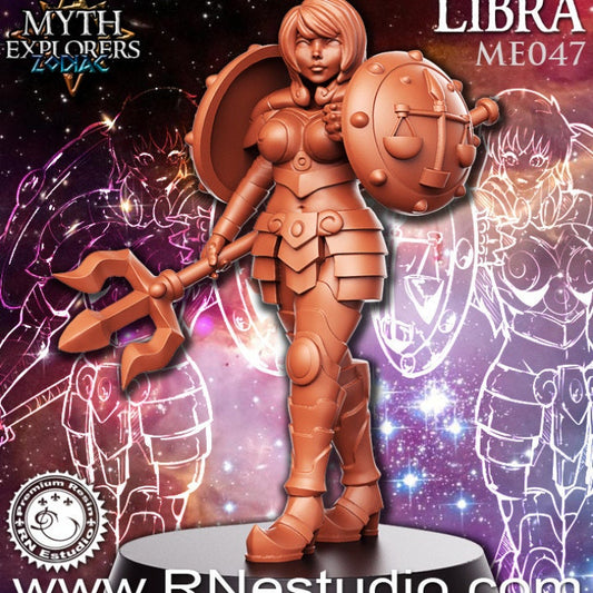 Libra - Female Knight - Rnestudio 32mm