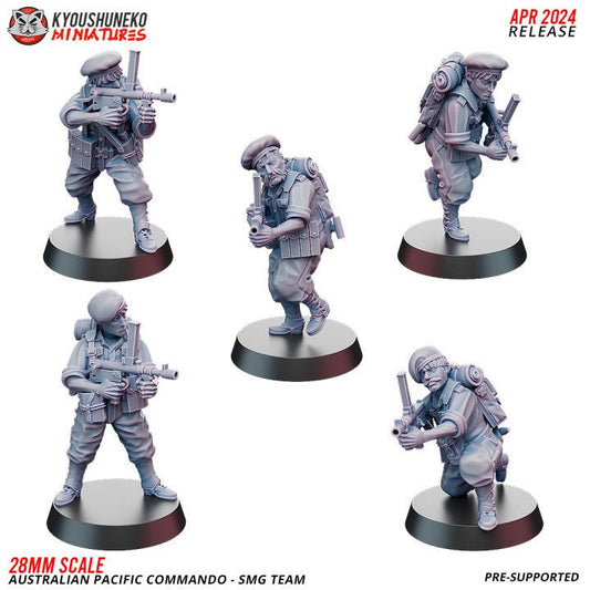 SMG - Australian Pacific Command ww2 - Kyoushuneko Miniatures