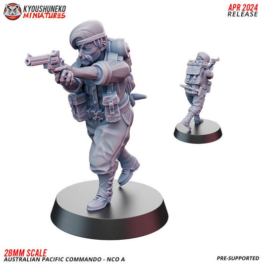 NCO A - Australian Pacific Commando ww2 - Kyoushuneko Miniatures