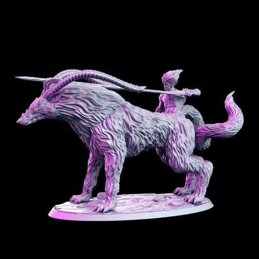 Bakumaan - Mutant wolf - Rnestudio 32mm