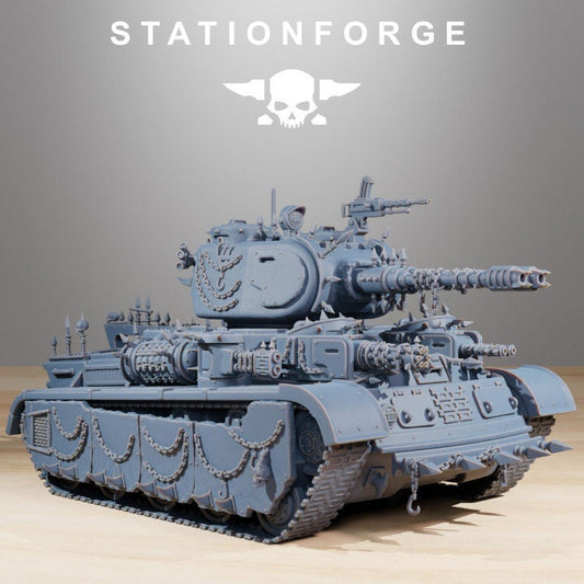 GrimGuard Heavy Tank Corrupted v1 - StationForge - 28mm