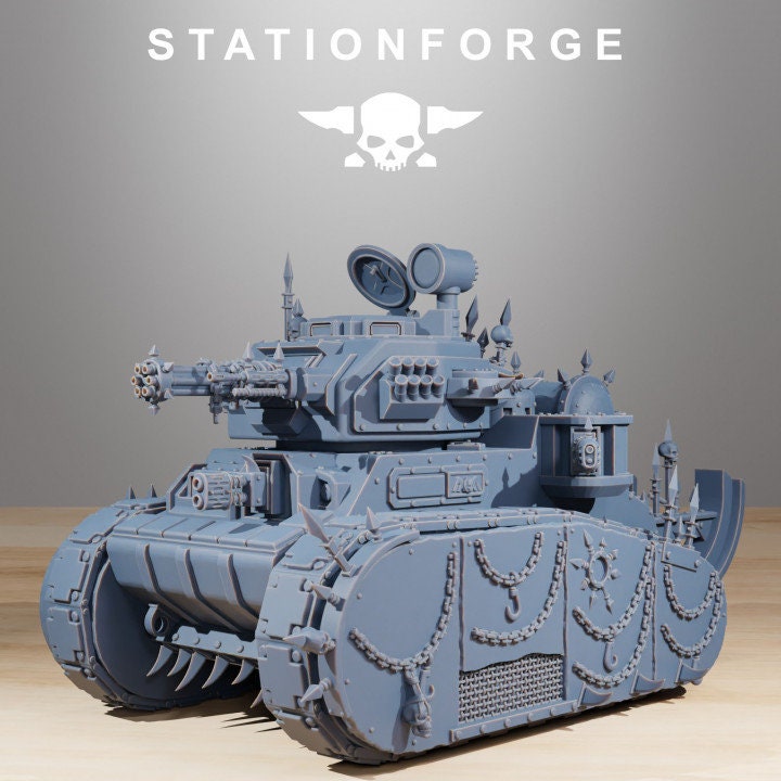 GrimGuard Light Tank Corrupted v2 - StationForge - 28mm