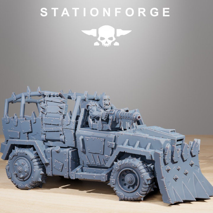 Orkaz Party Wagon v4 - StationForge - 28mm