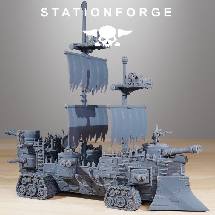 Gobs Pearl Battle Ship - StationForge - 28mm