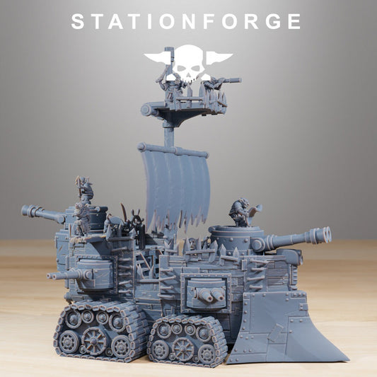 Gobs Short Pearl Battle Ship - StationForge - 28mm