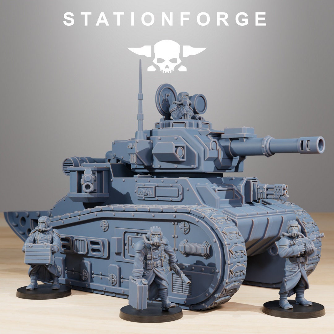 GrimGuard Light Tank - StationForge - 28mm