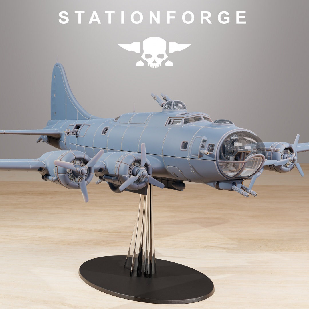 GrimGuard Bomber with Interior - StationForge - 28mm