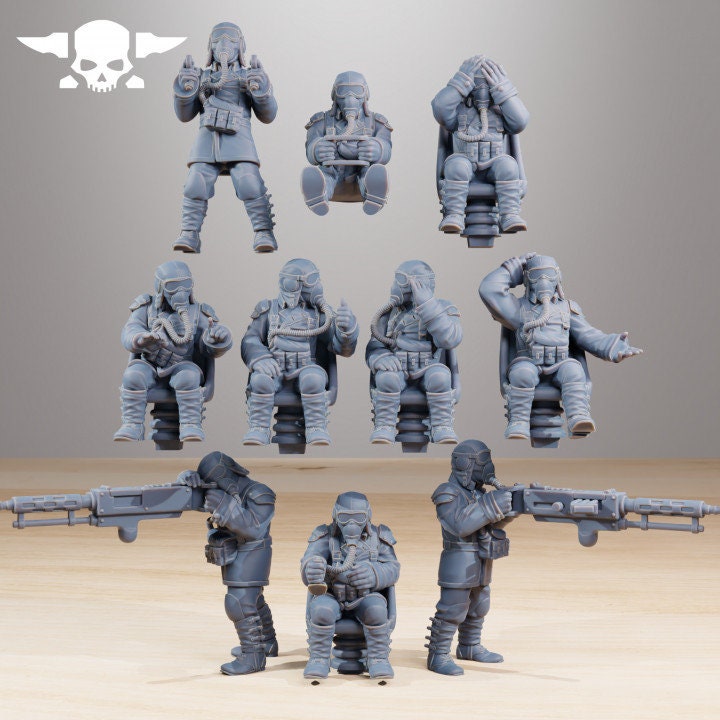 GrimGuard Bomber with Interior crew - StationForge - 28mm