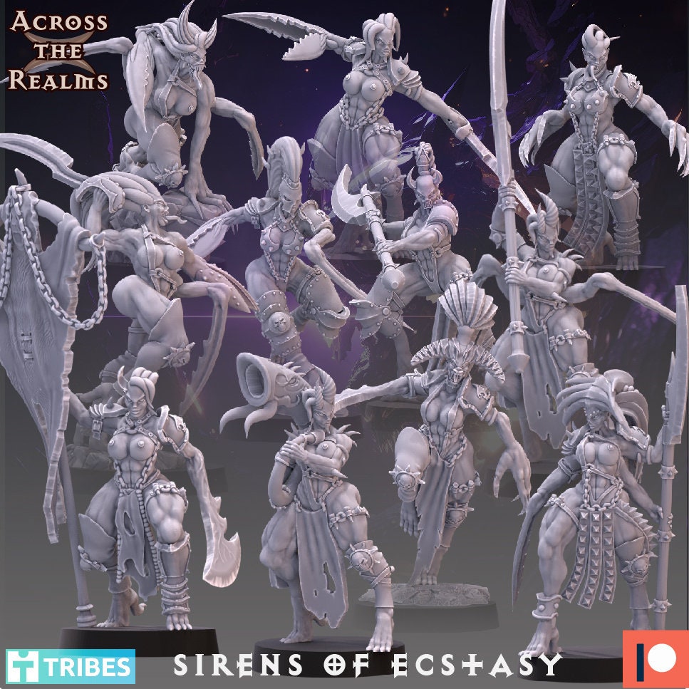 Sirens of Ecstasy - Across the Realms 32mm