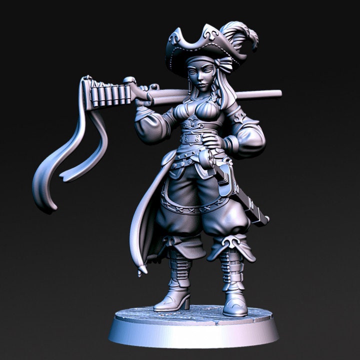 Stella Marissa - Female Pirate - Rnestudio 32mm