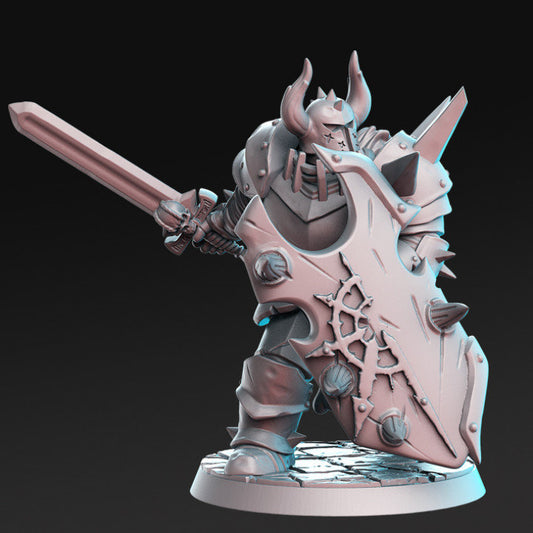 Volkor - Chaos warrior - Rnestudio 32mm