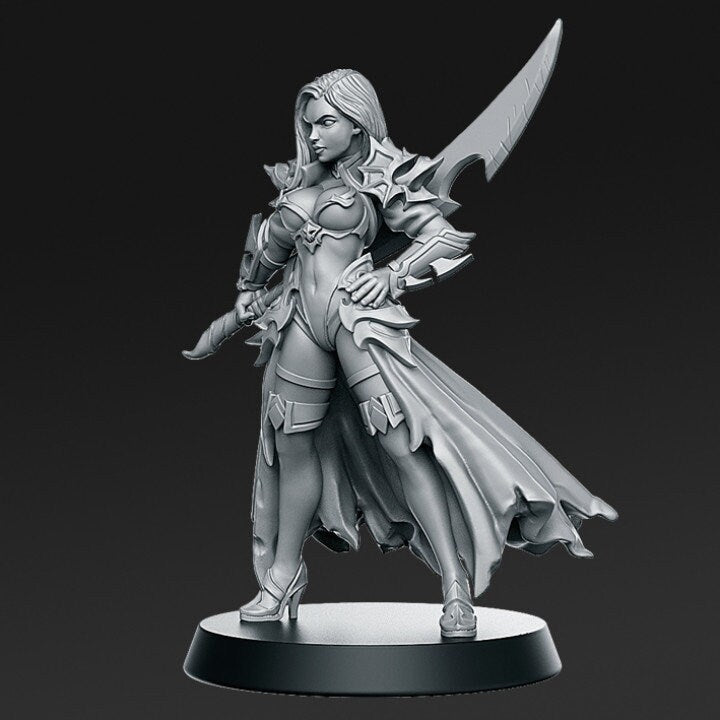 Dalila - Swordswoman - Rnestudio 32mm