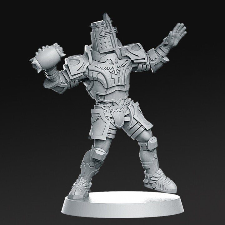 05 human thrower - Fantasy Football - Rnestudio 32mm