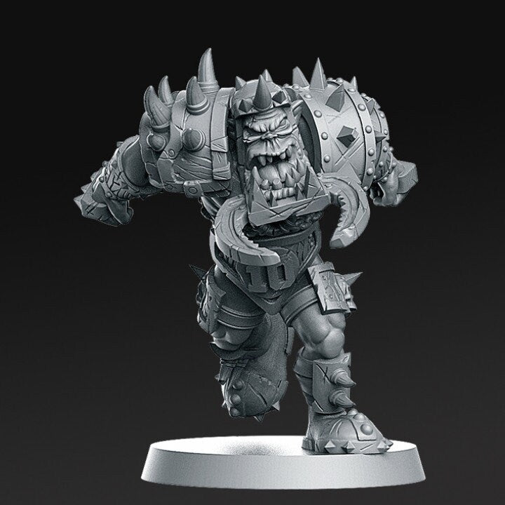 010 Orc Blitzer - Fantasy Football - Rnestudio 32mm