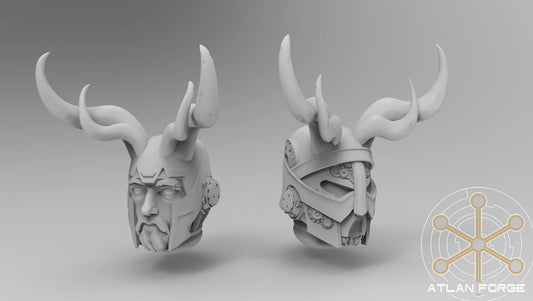 Helmets - Asgardian Mounted Captain - Bits - Atlan Forge