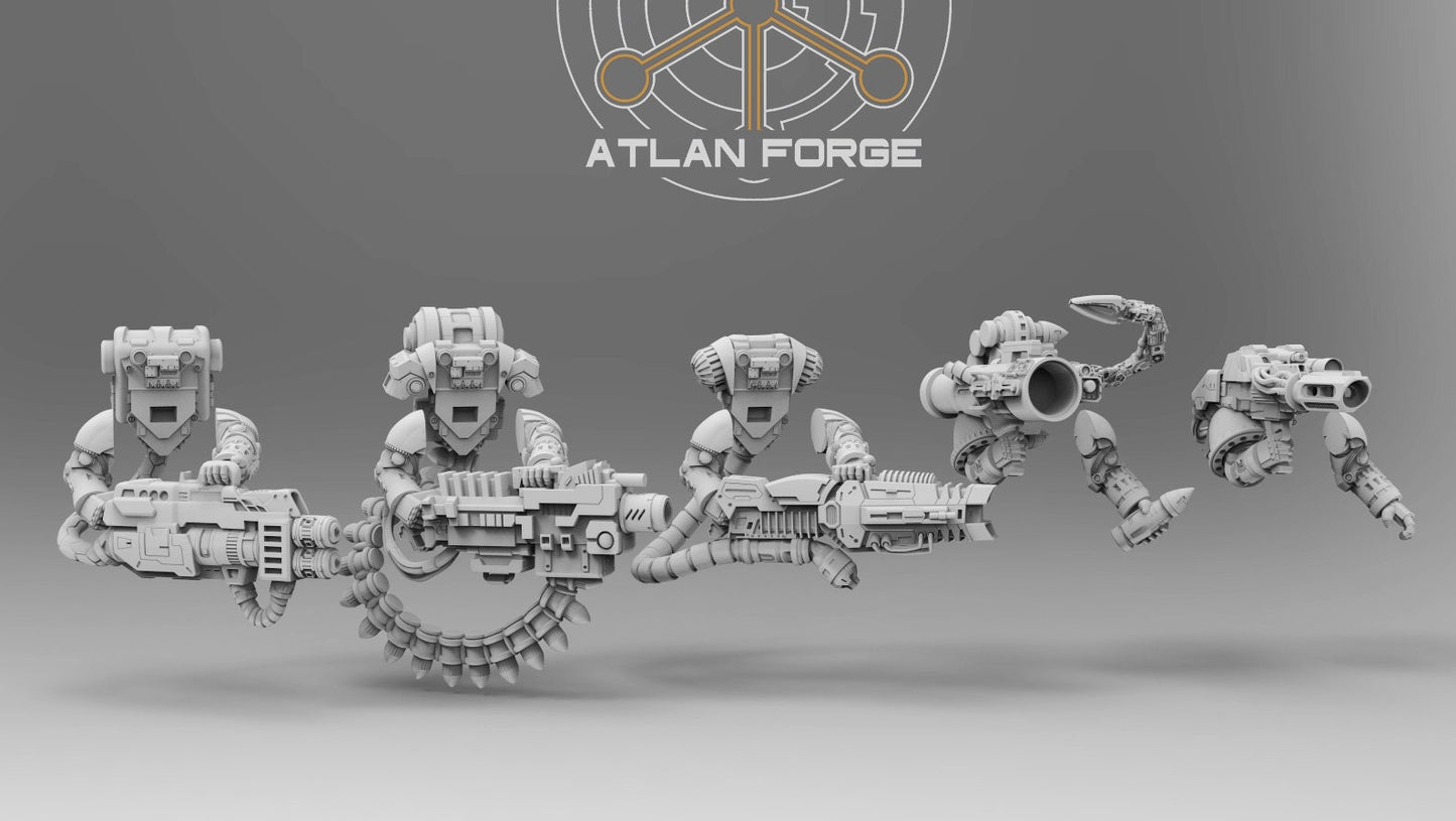 Arms and weapons 1 - Knights Templar Purgators - Bits - Atlan Forge