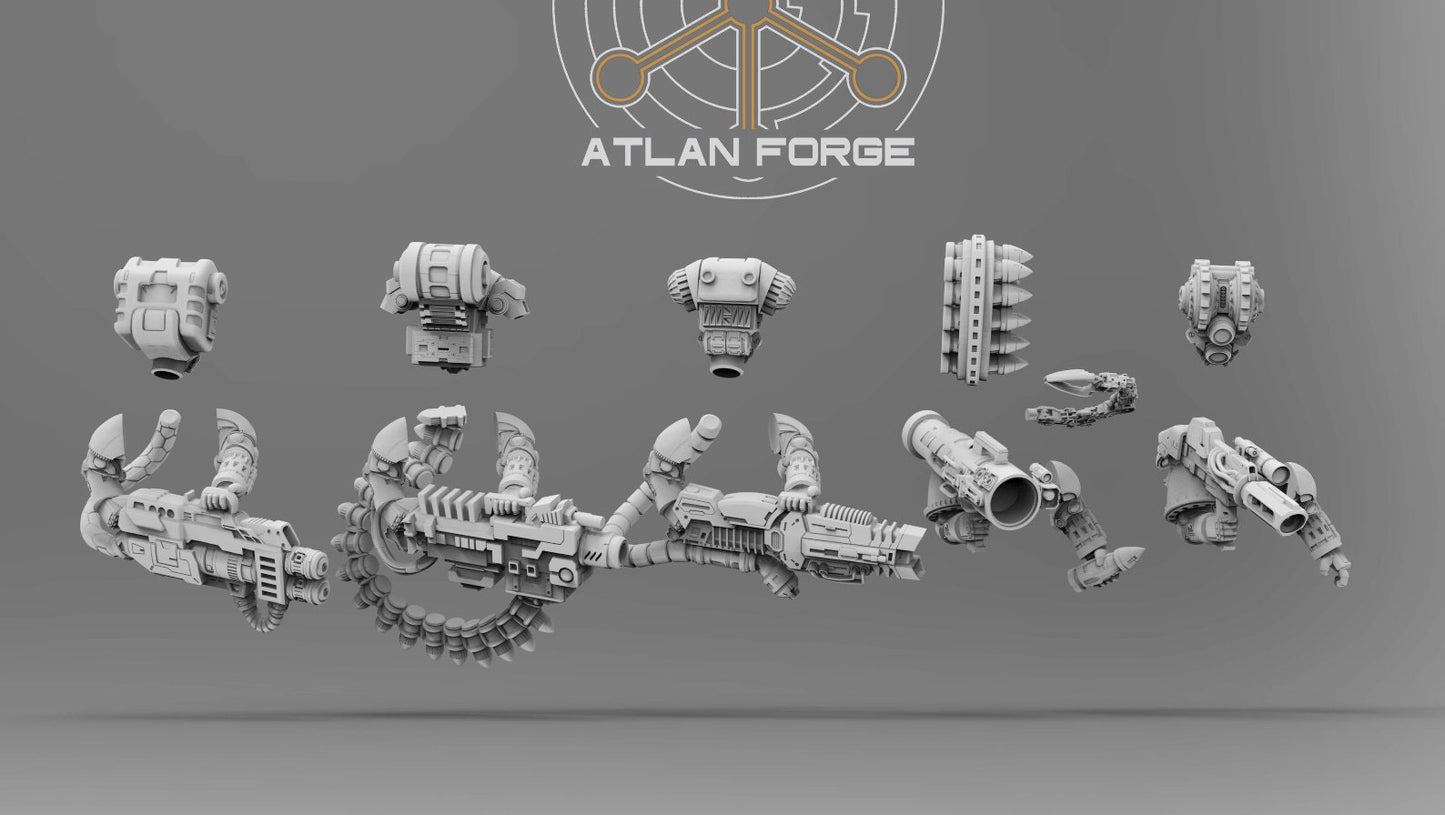 Arms and weapons 2 - Knights Templar Purgators - Bits - Atlan Forge