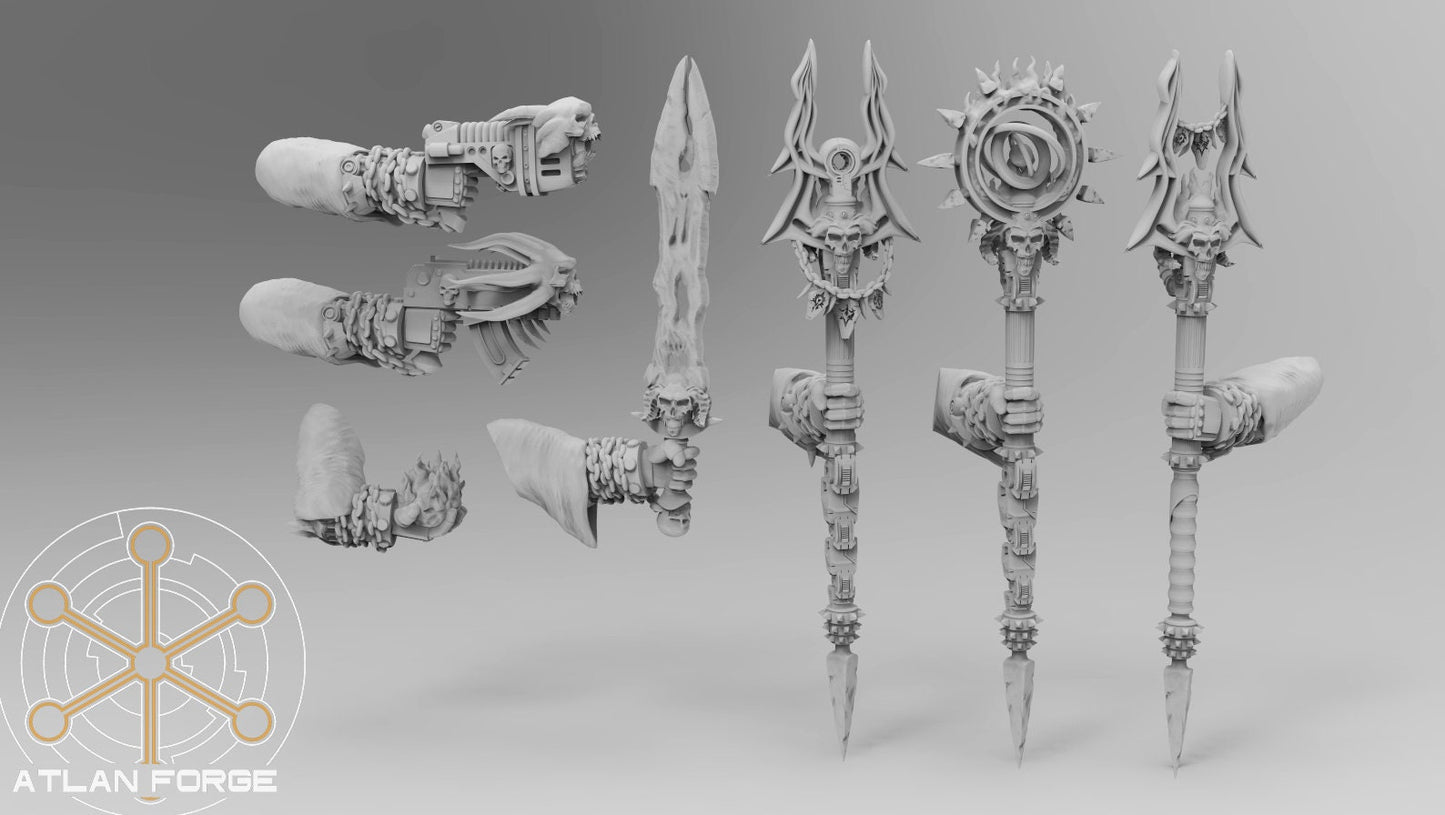 Arms and weapons - Sorcerers of Hades - Bits - Atlan Forge