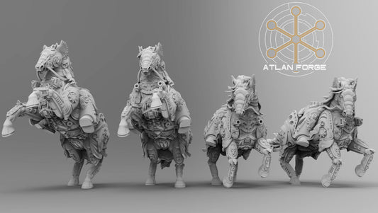 Horses - The Knights Angelic - Bits - Atlan Forge