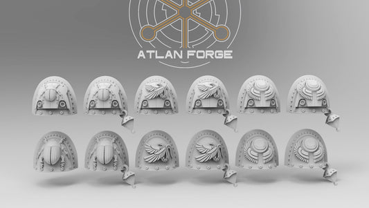 Shoulders - Mages of Aegyptus - Bits - Atlan Forge