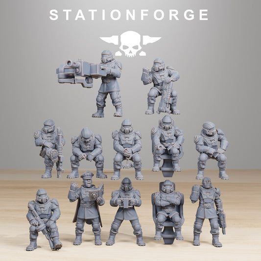 Vaskar Dropship crew - StationForge - 28mm