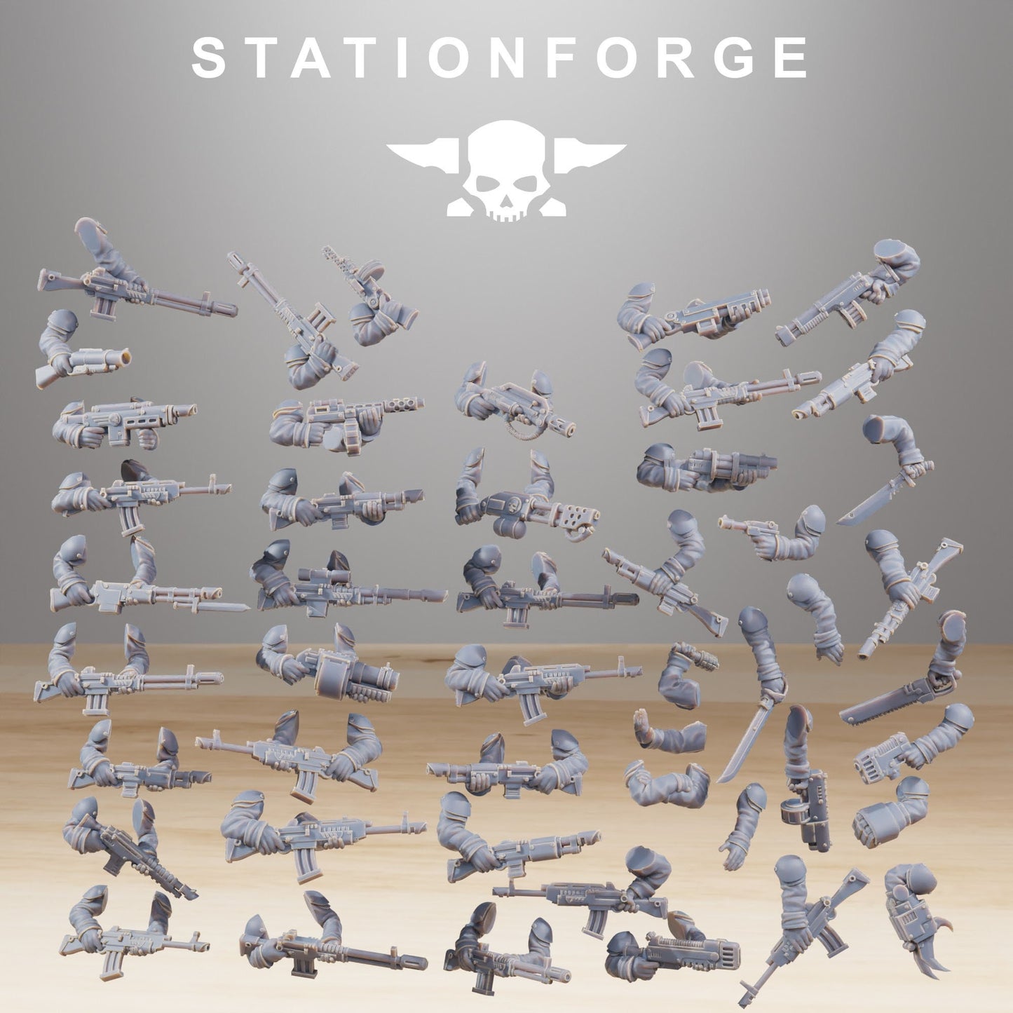 Arms and weapons - GrimGuard Builder - StationForge - Bits - 28mm