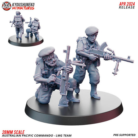 LMG - Australian Pacific Commando ww2 - Kyoushuneko Miniatures