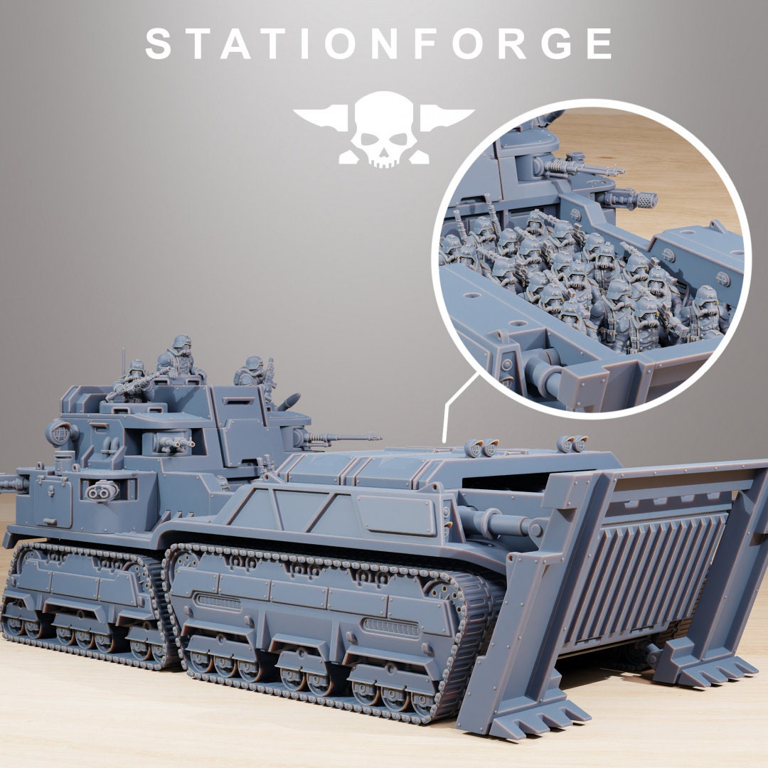 GrimGuard Transport Tank - StationForge - 28mm