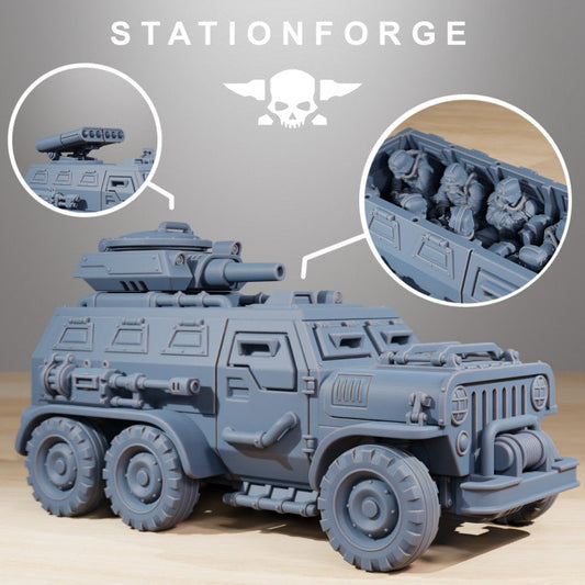 GrimGuard - Armored Vehicle - StationForge - 28mm