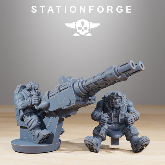 Orkaz Dragon Bomba crew v2 - StationForge - 28mm