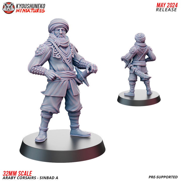 Araby Corsairs - Sinbad A - Kyoushuneko Miniatures