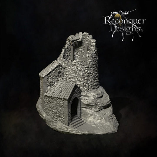 Dice Tower - Ruined Tower 28mm - Reconquer Designs